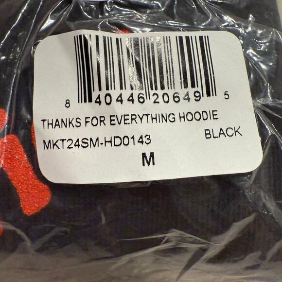 NEW Market Studios RARE Thank You for The Memories Thanks for Everything Hoodie - Picture 9 of 9